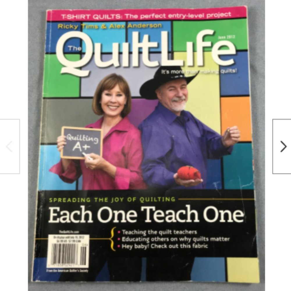 Easy T-shirt Memory Quilts*Labyrinth*Artisan Star Pattern*Quilt Life Magazine